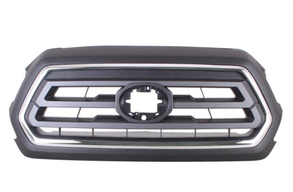 TOYOTA TACOMA 2016-2023 — FRONT GRILLE; FOR SR5 MODEL; BLACK/CHROME MOLDING; TACOMA 2WD/4WD 2020-2023