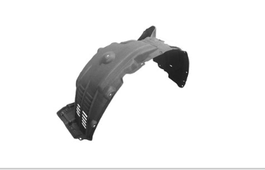 TOYOTA HIGHLANDER/HYB 2020-2025 — FRONT FENDER LINER LH; HEAT FORMED; HIGHLANDER/HYB 2020-2025