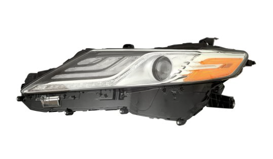 TOYOTA CAMRY 2018-2024 — LED HEADLIGHT LH; CHROME BEZEL; W/LED DRL; W/O ADAPTIVE; XLE/HYB 2019-2024; XSE 2020