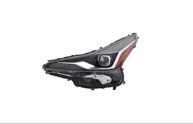 TOYOTA PRIUS 2012-2022 — LED HEAD LIGHT LH; W/O ADAPTIVE/BLACK BEZEL; W/ AUTO ON AND OFF; PRIUS/AWD_E 2019-2022