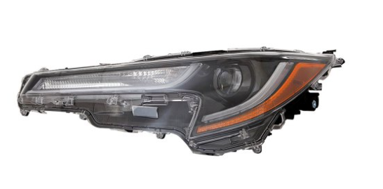 TOYOTA COROLLA 2020-2025 — HEADLIGHT LH; US/JAPAN; L/LE TRIM; SEDAN 2020-2022