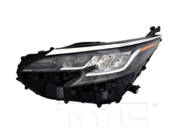 TOYOTA SIENNA 2021-2025 — HEADLIGHT LH; LE AND XLE MODELS; 2021-2025