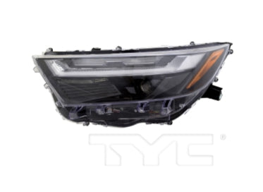 TOYOTA RAV4 2019-2025 — HEADLIGHT LH; N-AMERICAN BUILT; BI-LED PROJECTOR/LED SIGNAL; RAV4 LIMITED; HYB LIMITED/SE/XSE; PRIME SE/XSE 2022-2025