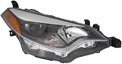 TOYOTA COROLLA 2014-2019 — HEAD LAMP RH; SEDAN 2014-2016