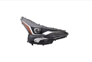 TOYOTA PRIUS 2012-2022 — LED HEAD LIGHT RH; W/O ADAPTIVE/BLACK BEZEL; W/ AUTO ON AND OFF; PRIUS/AWD_E 2019-2022