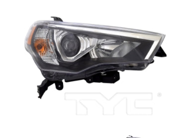 TOYOTA 4RUNNER 2011-2024 — HEADLIGHT RH; LED HIGH BEAM; 2021-2024 CAPA