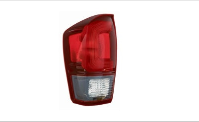 TOYOTA TACOMA 2016-2023 — TAIL LIGHT LH; EXC TRD-PRO/LIMITED; W/O BLACK BEZEL; 2018-2023