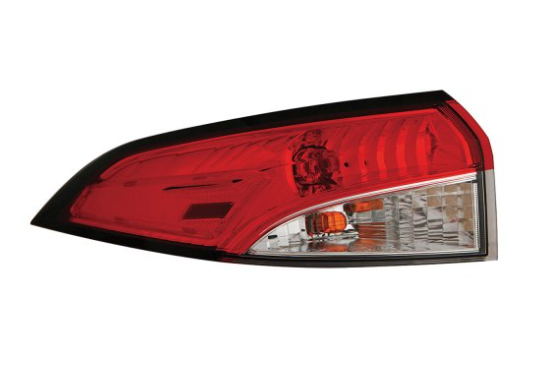 TOYOTA COROLLA 2020-2025 — OUTER TAIL LIGHT LH; N-AMERICAN; W/O SMOKE; SEDAN 2020-2025