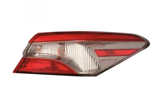 TOYOTA CAMRY 2018-2024 — OUTER TAIL LIGHT RH; US BUILT; SMOKED; FOR SE; CAMRY/HYB 2018-2020 CAPA