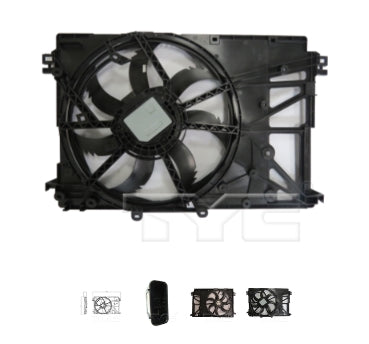TOYOTA CAMRY 2018-2024 — RAD/CND FAN ASSEMBLY; USA & JAPAN BUILT; 2.5L L4; CAMRY 18-24; AVALON 2021; NX250 22-24; ES250 21-22 (OE 16360-25010)