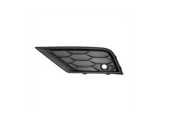 VOLKSWAGEN TIGUAN 2018-2024 — FRONT LOWER BUMPER GRILLE LH; TEXTURED; W/ SENSOR; 2018-2021 (W/O R-LINE)