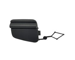 VOLKSWAGEN JETTA 2019-2025 — REAR TOW HOOK COVER; TEXTURED BLACK; FOR COMFORTLINE/S/SE/SPORT/TRENDLINE; 2022-2025