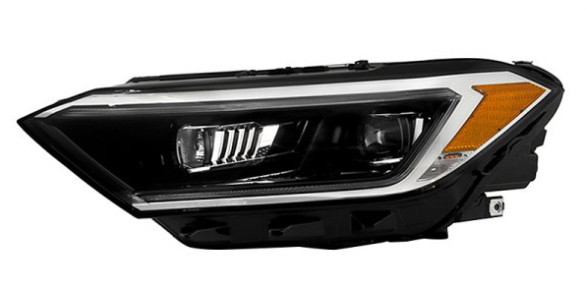 VOLKSWAGEN JETTA 2019-2025 — LED HEADLIGHT LH; W/ PROJECTOR; INCLUDES GLI; 2019-2024(17A941035F)