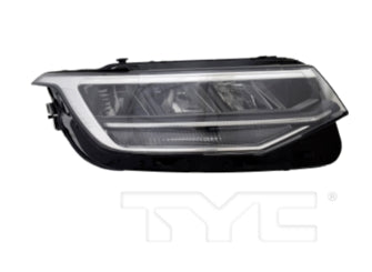 VOLKSWAGEN TIGUAN 2018-2024 — HEADLIGHT RH; W/O ADAPTIVE; TRENDLINE & COMFORTLINE; 2022-2024 CAPA (5NL941036A)