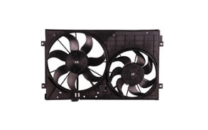 VOLKSWAGEN JETTA 2005-2010 — DUAL FAN ASSLY; 2.5L; JETTA 05-14; PASSAT/BETTLE 12-14; GOLF 10-14; RABBIT 06-09