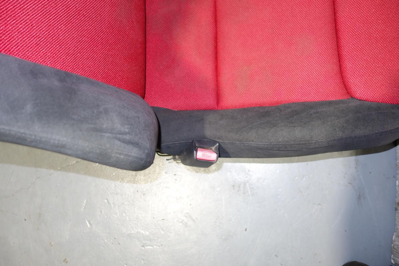 JDM Honda Civic Type R Ep3 Recaro Seats Front Recaros Seat With Rails Red / Black 2001 2002 2003 2004 2005