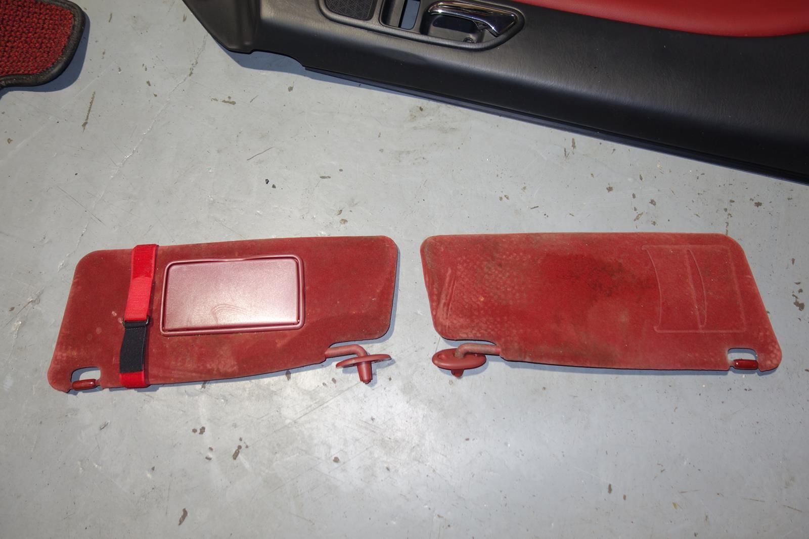 JDM Honda Prelude 1997-2001 BB6 BB8 SiR Red Front & Back Seats Carpet Door Panels Roof Liner Visors Mats Center Console