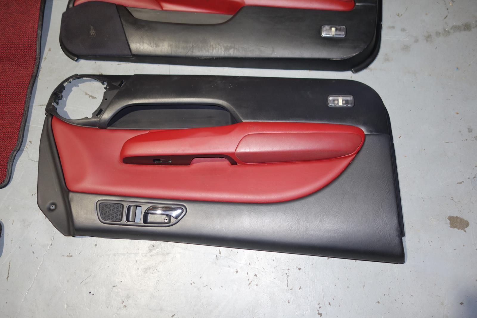 JDM Honda Prelude 1997-2001 BB6 BB8 SiR Red Front & Back Seats Carpet Door Panels Roof Liner Visors Mats Center Console