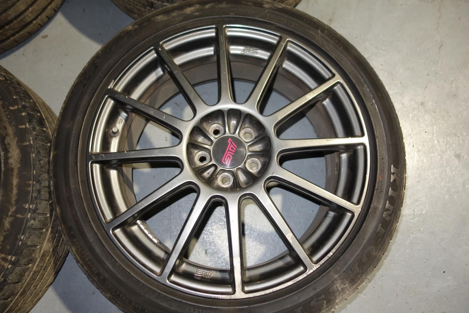 JDM Subaru STi Enkei 5x100 Wheels Rims Mags 18