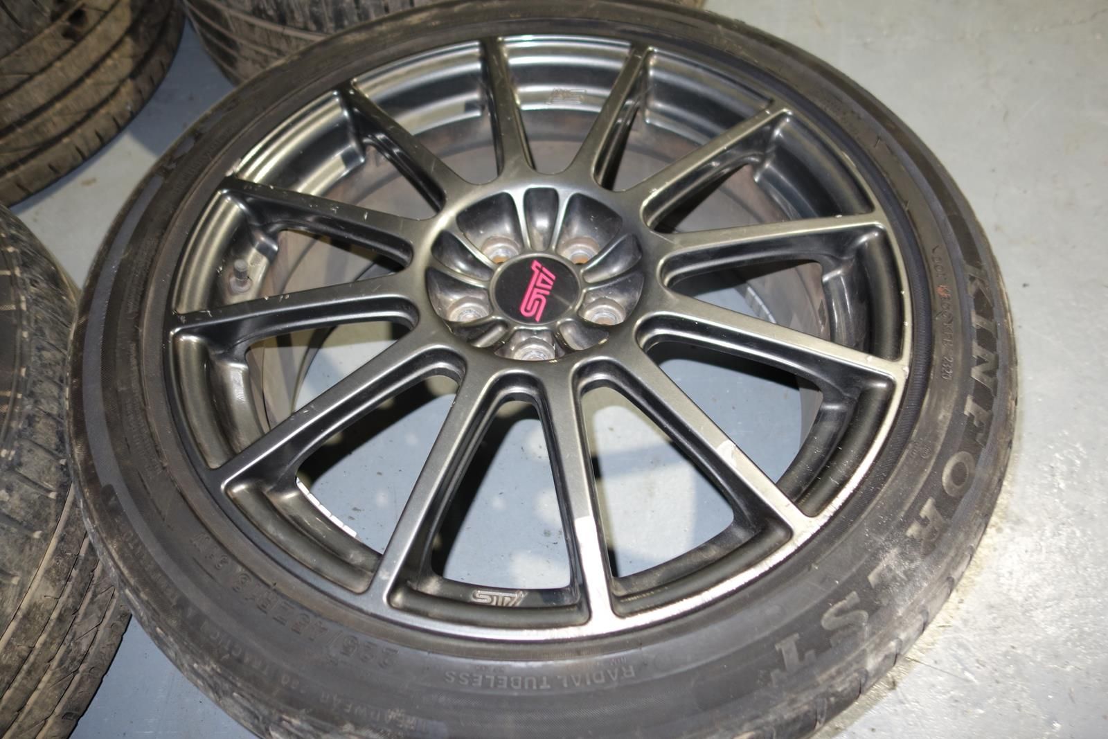 JDM Subaru STi Enkei 5x100 Wheels Rims Mags 18