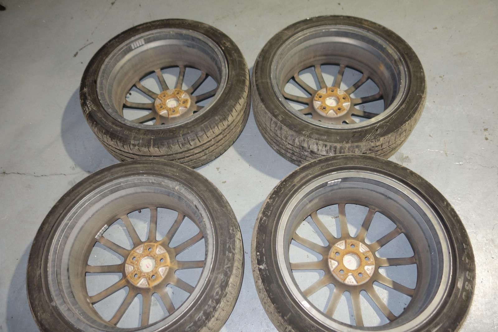 JDM Subaru STi Enkei 5x100 Wheels Rims Mags 18