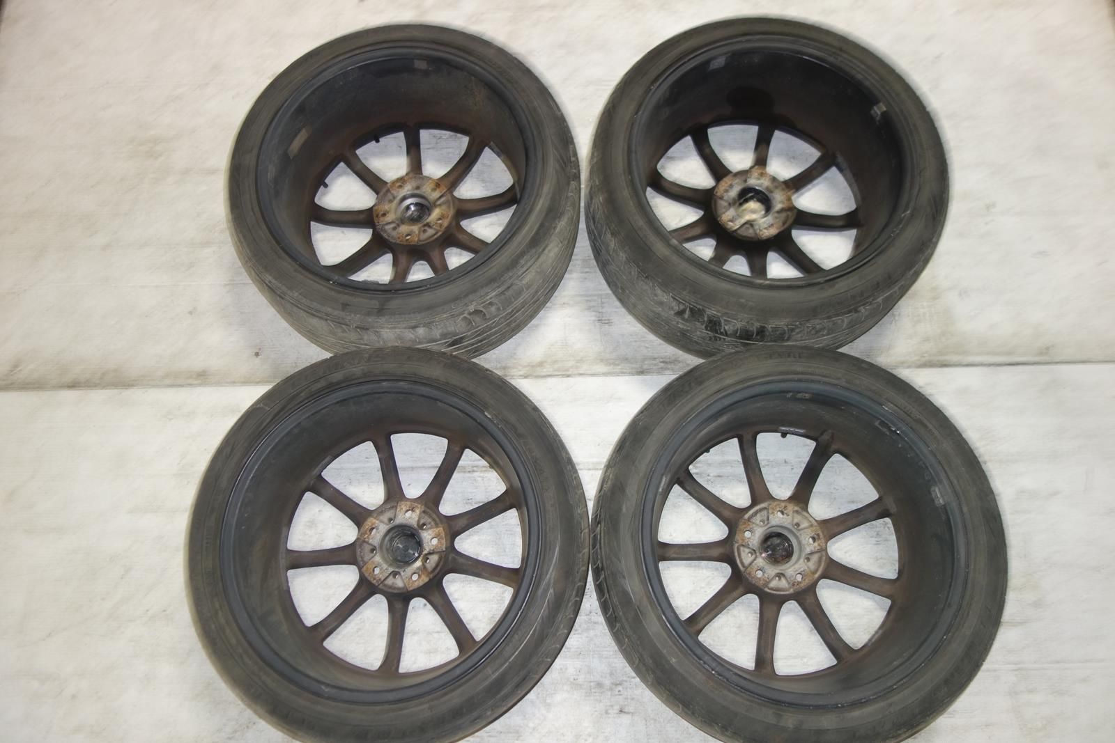 JDM LM Sport Wheels Rims Tires 5x120 18x8.5 +45 Offset