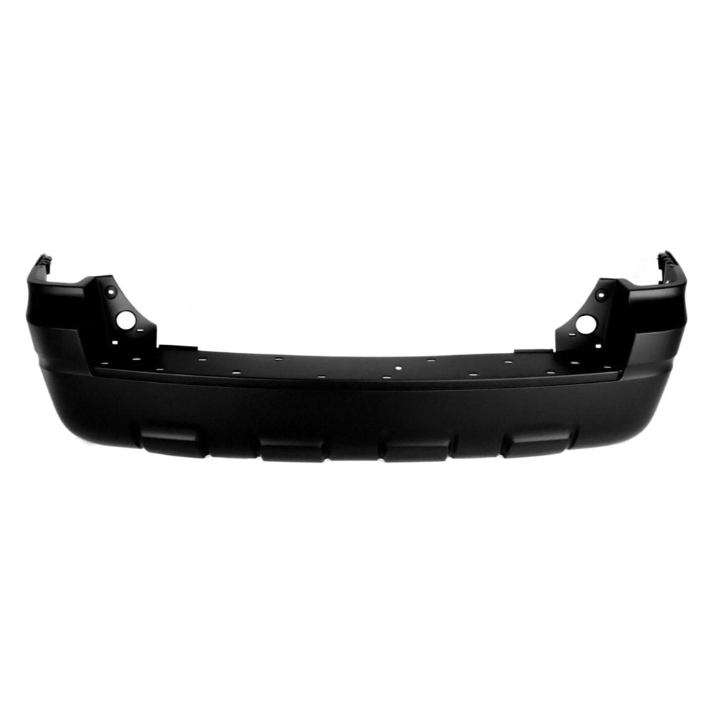 FORD ESCAPE 2008-2012 — REAR BUMPER PRIMED; CUT FOR SENSOR OR TRAILER HITCH; ESCAPE/HYB 2008-2012 CAPA