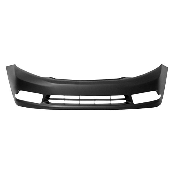 HONDA CIVIC 2012-2015 — FRONT BUMPER PRIMED; W/ FOG LIGHT; FITS EX/EX-L/SI MODELS; CIVIC SEDAN 2012 (EXCEPT HYBRID)