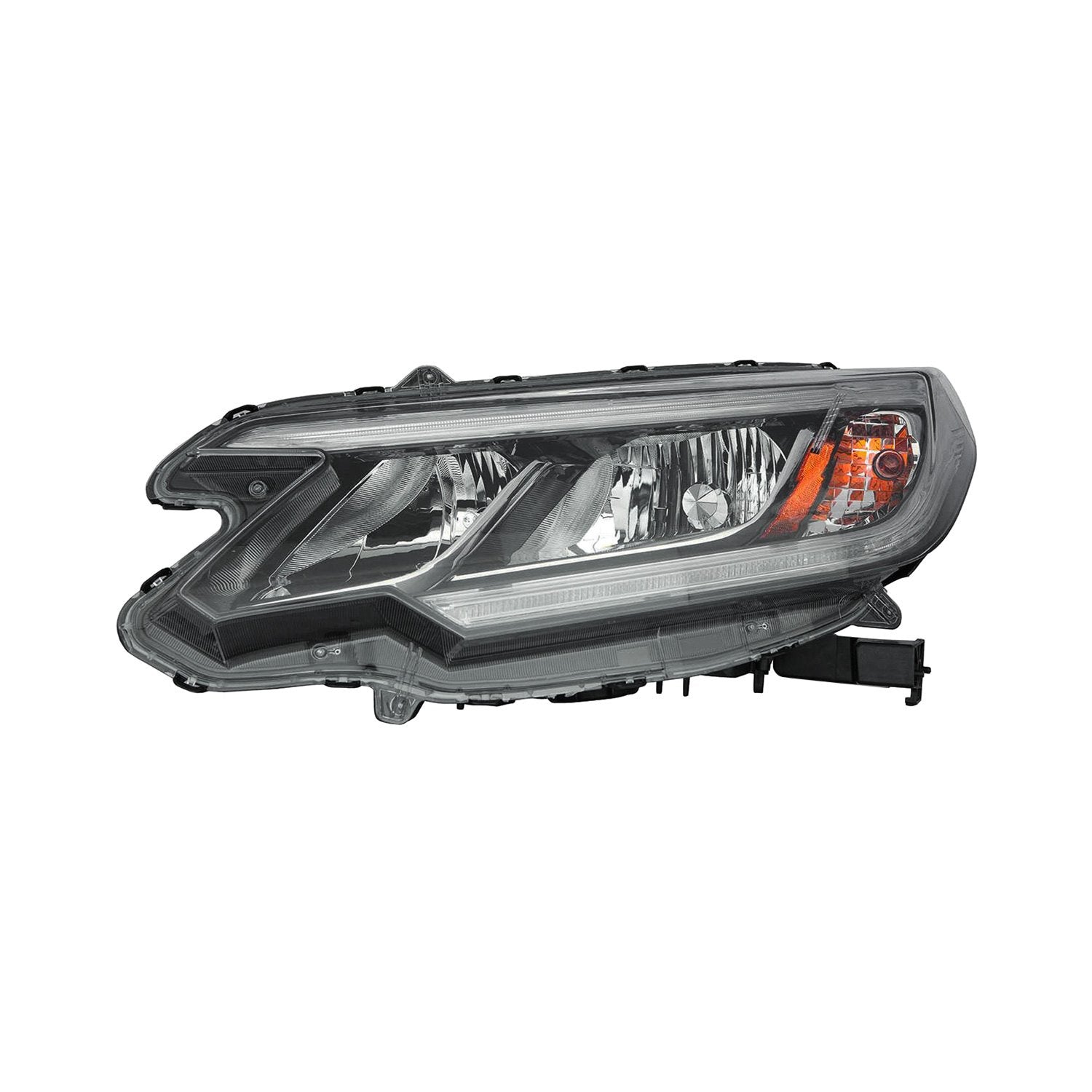 HONDA CRV 2012-2016 — HEAD LAMP HALOGEN LH; W/ LED DRL; FOR EX / EX-L MODELS; CRV 2015-2016