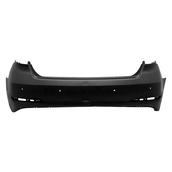 HYUNDAI SONATA 2015-2017 — REAR BUMPER PRIMED; W/ PARKING SENSOR HOLES; SONATA 2015-2017 ( EXCEPT HYBRID) CAPA