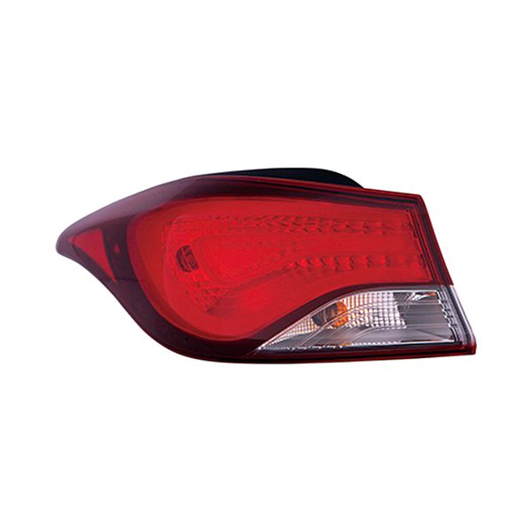 HYUNDAI ELANTRA 2014-2016 — TAIL LAMP LH; KOREA BUILT; W/O LED; SEDAN 2014-2016/COUPE 2014
