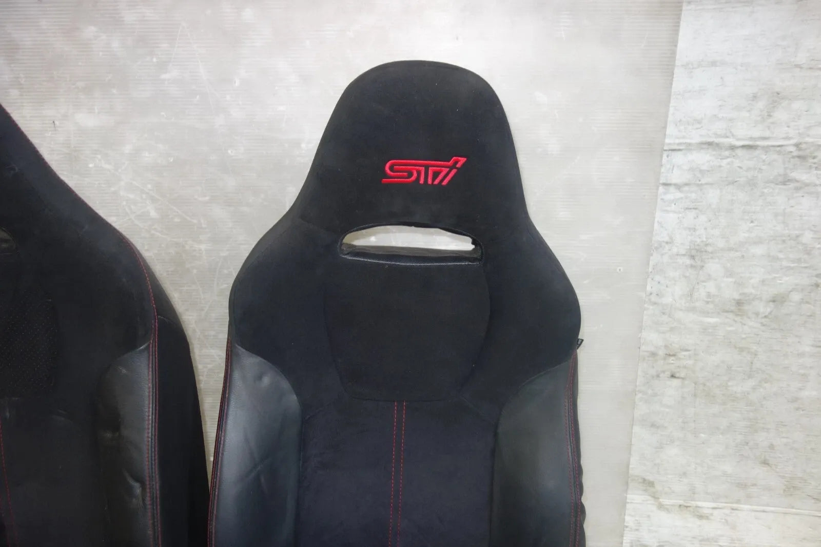 JDM Subaru Impreza WRX STi Front Seats Leather 2008-2014 GRB GRF Left Right #Set 2