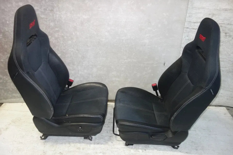 JDM Subaru Impreza WRX STi Front Seats Leather 2008-2014 GRB GRF Left Right #SET 3