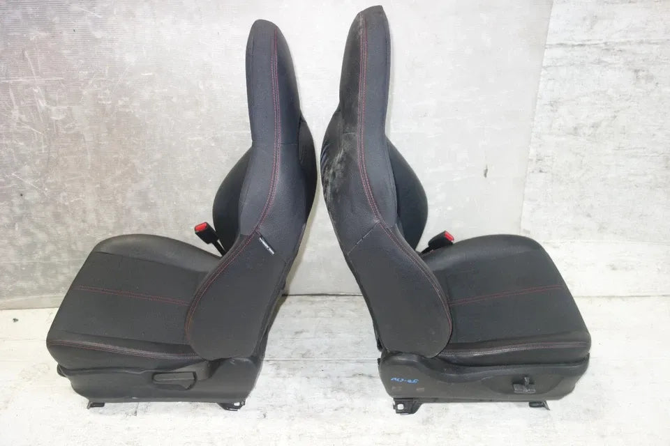 JDM Subaru Impreza WRX STi Seats RED STITCHING 2008-2014 Front Pair Left Right