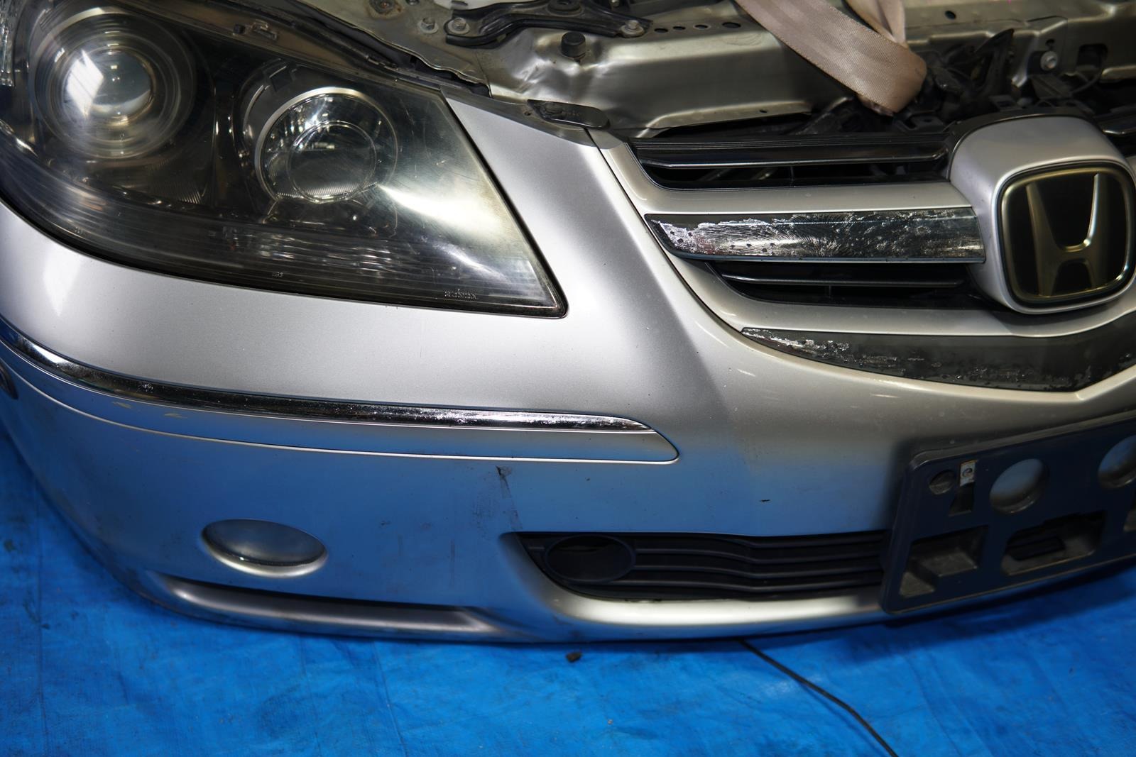 JDM Acura RL Bumper HID Headlights Fenders Hood Rebar Grille Fog Lights 2005-08