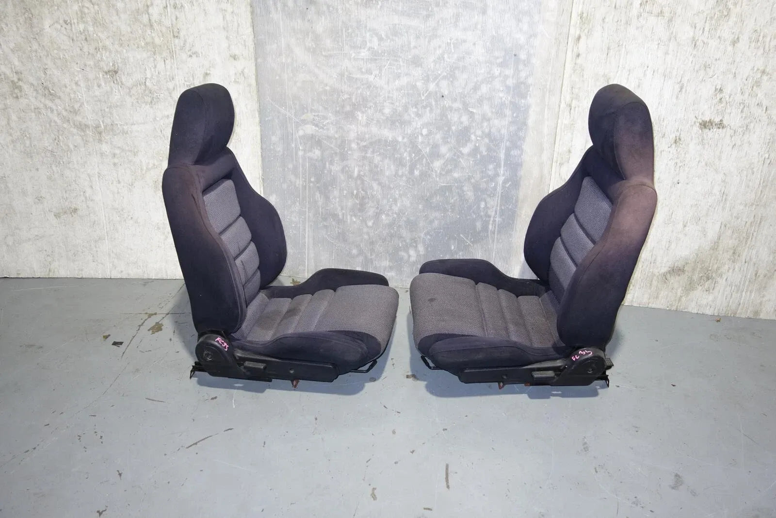 JDM 1989-1991 Mazda RX7 RX-7 FC3S OEM FRONT SEATS RAILS TURBO