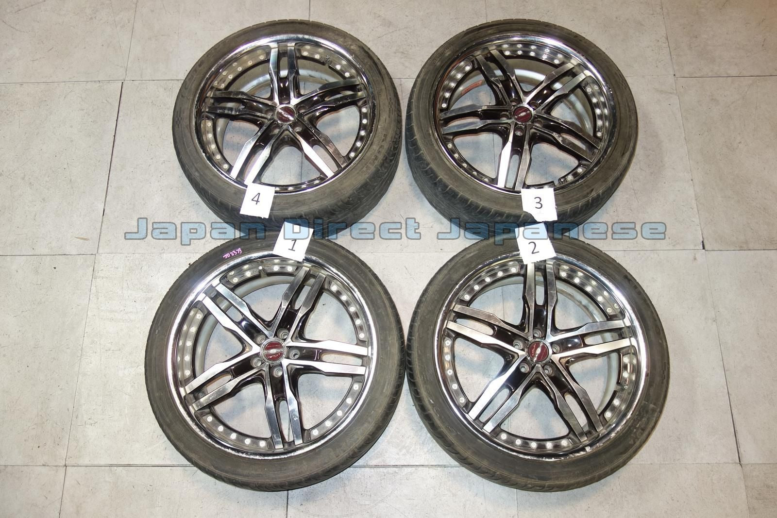 JDM Rims Wheels Tires AME SHALLEN XF-55 WHEELS 5x100 19x8+48