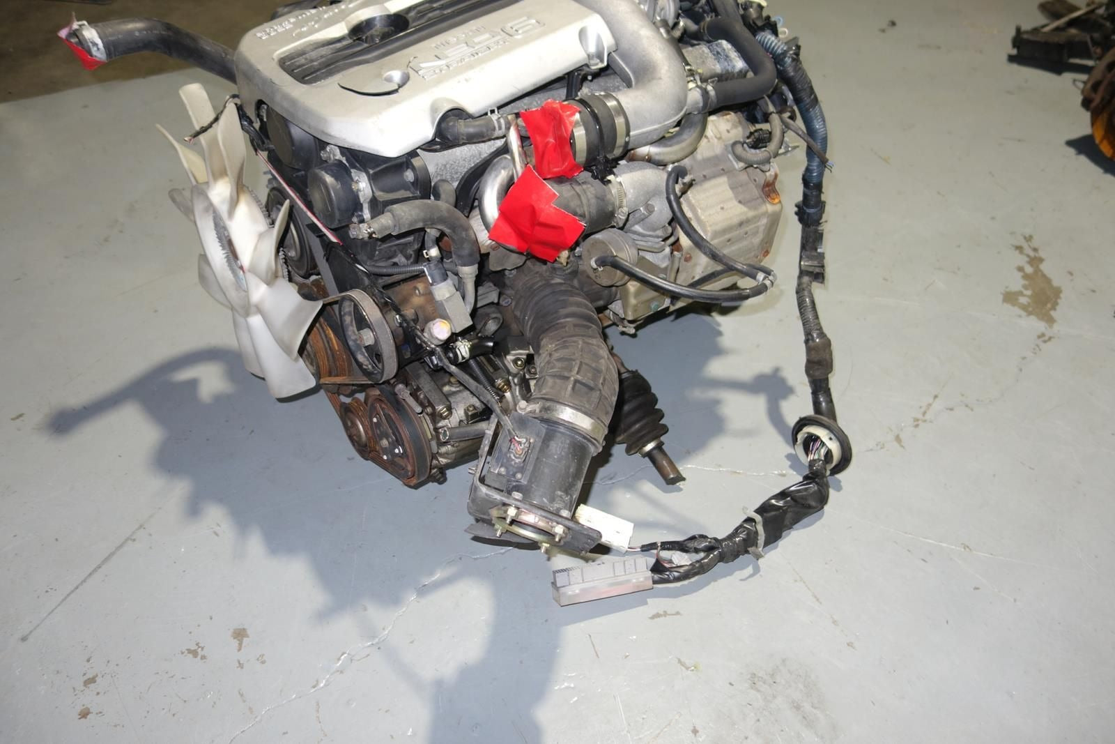 JDM NISSAN SKYLINE R34 GTT 2.5L DOHC TURBO NEO6 ENGINE LONGBLOCK JDM RB25DET AWD RB25 RB25-DET