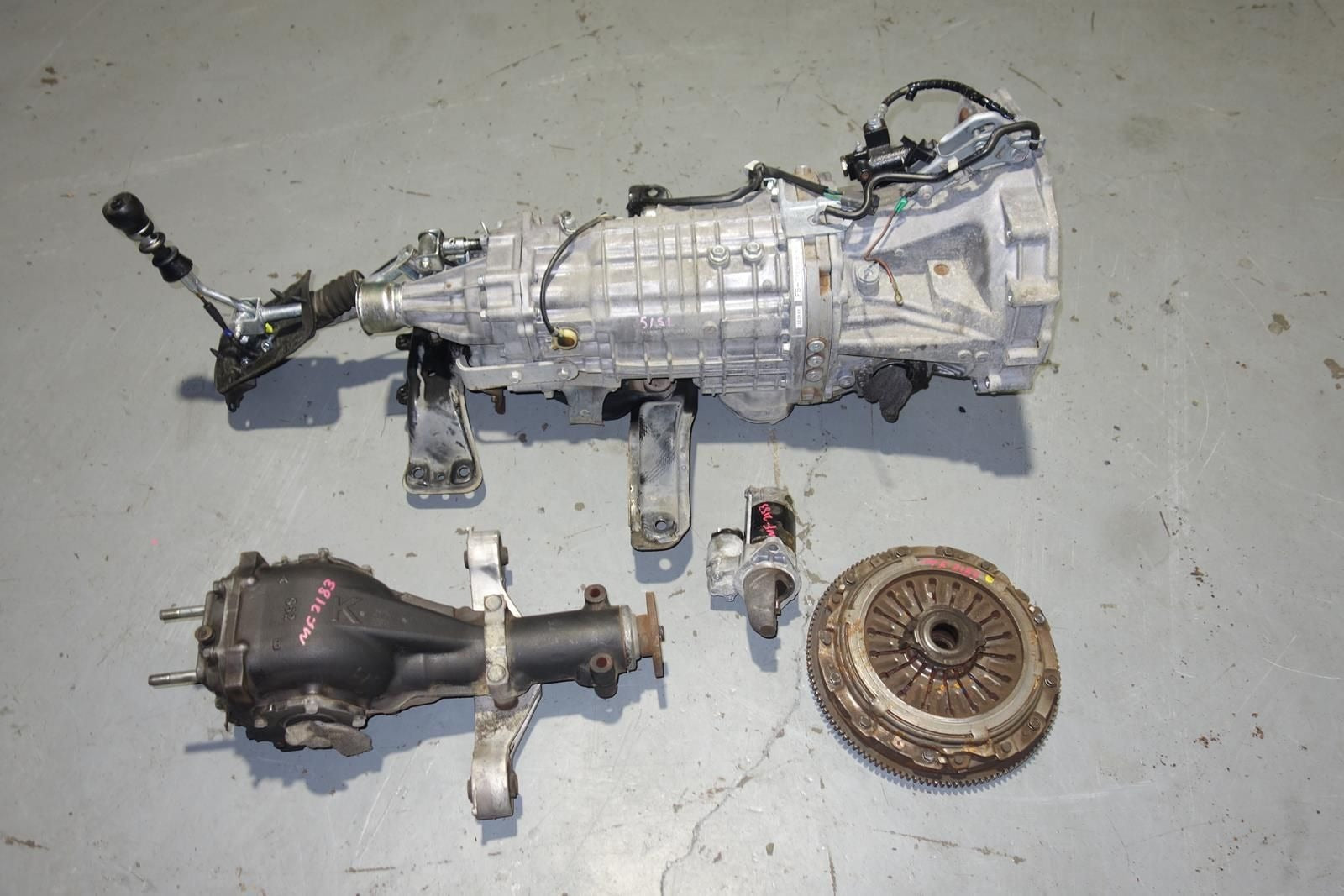 2008-2014 JDM Subaru Impreza WRX STi GRB 6speed DCCD 3.9 Transmission LSD Differential Starter TY856UB1KA Fits: 2008-2021
