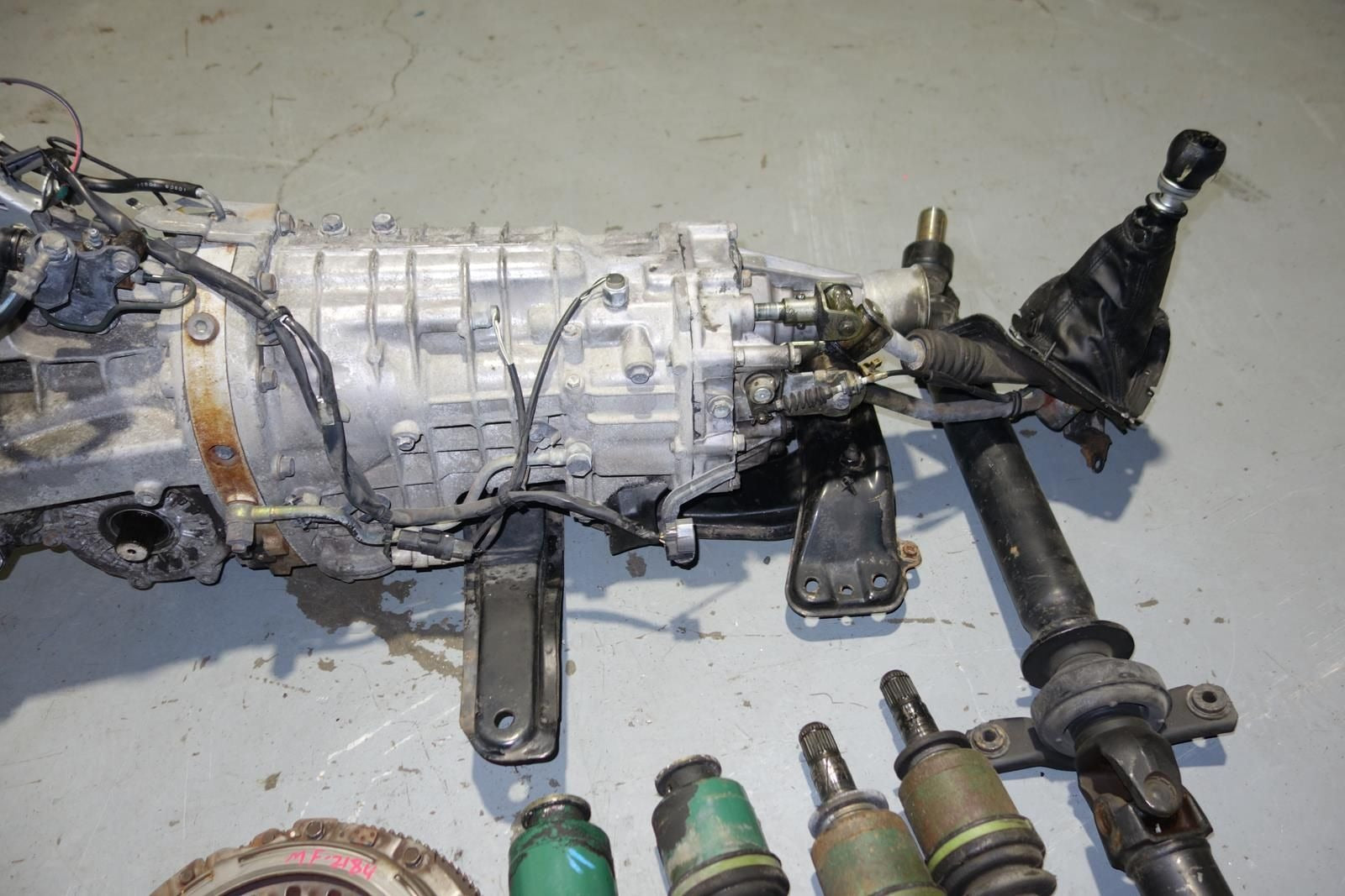 JDM Subaru Impreza Wrx STi 6speed Awd Transmission LSD Differential Axles Starter V7 R180 GDB TY856WB1AA Gearbox