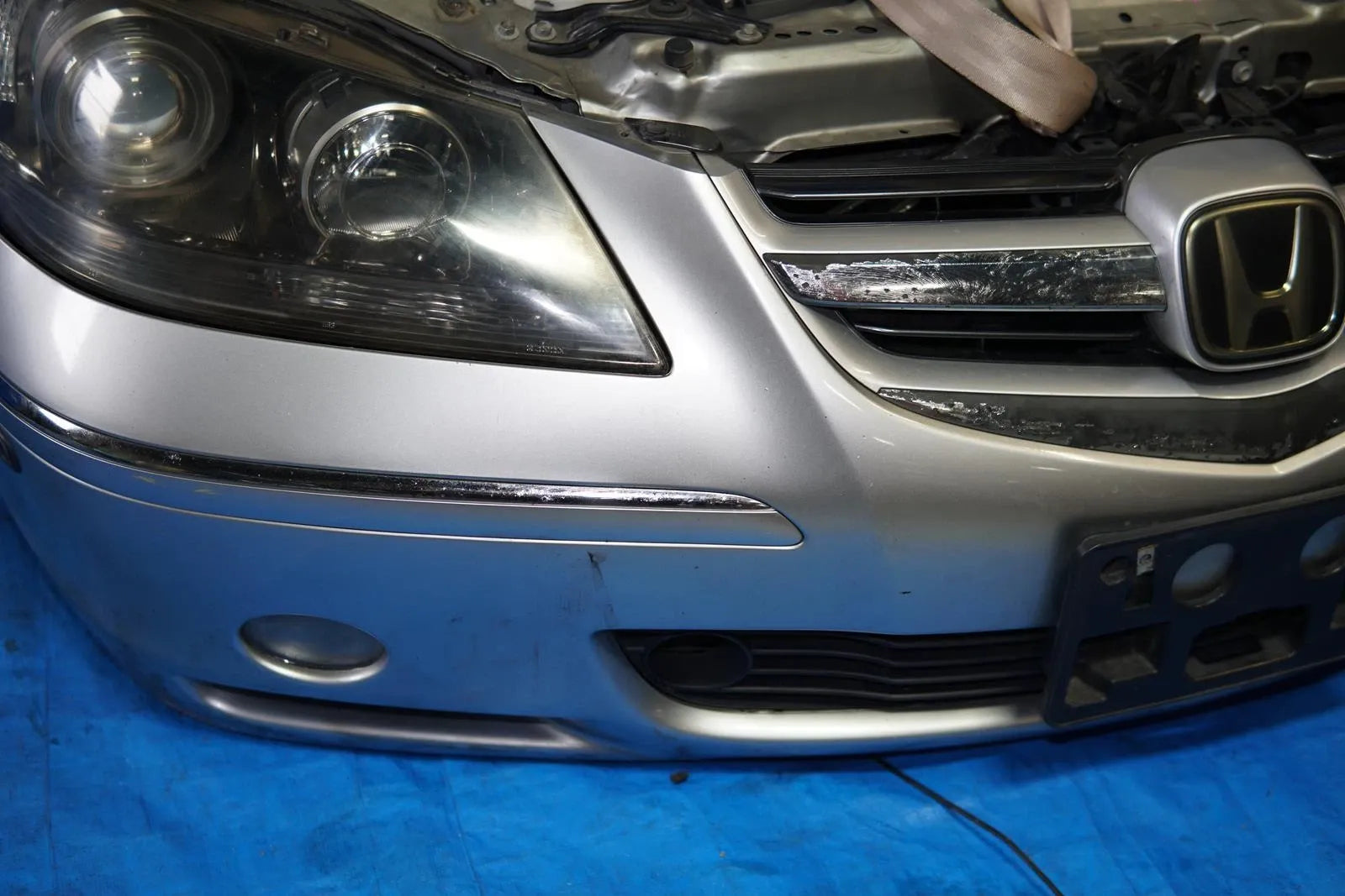 JDM Acura RL Bumper HID Headlights Fenders Hood Rebar Grille Fog Lights 2005-08