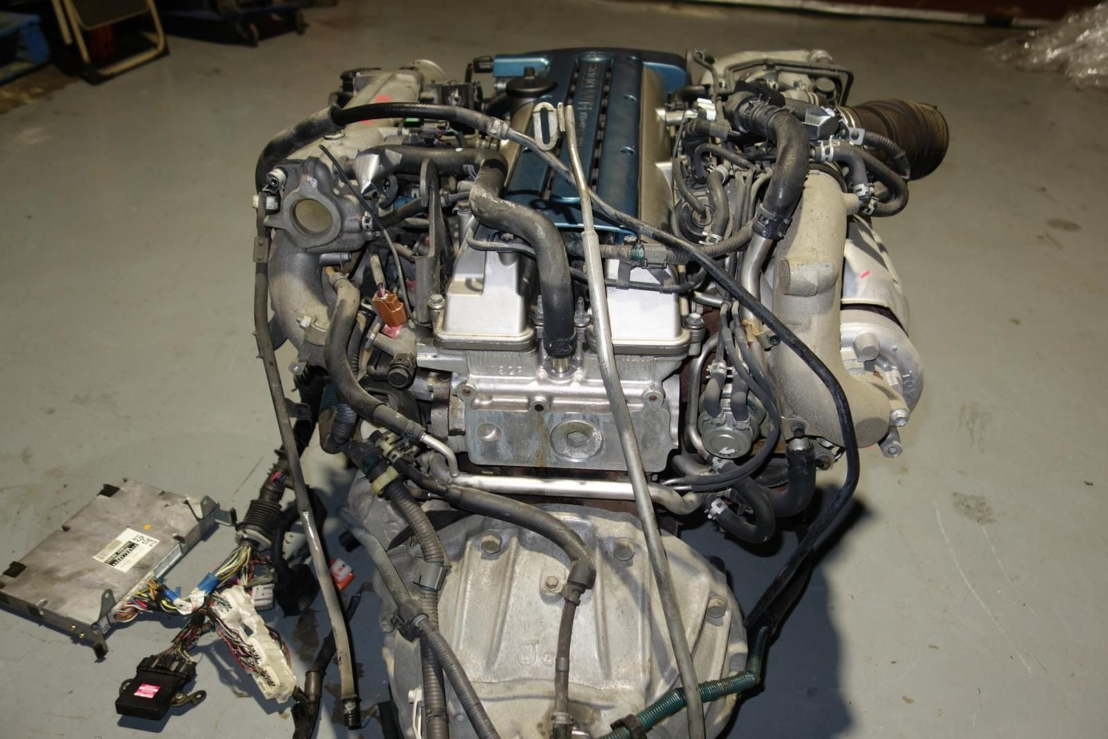 2JZ JDM Toyota Aristo Supra Lexus GS300 IS300 2JZGTE VVTi Twin Turbo Engine Auto Transmission ECU 2JZ-GTE Swap