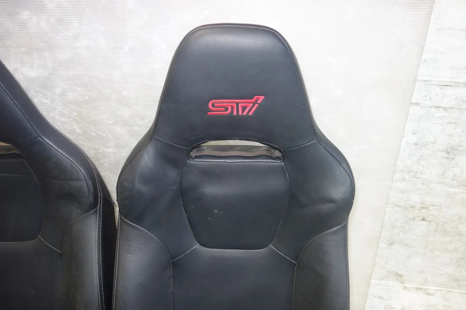 JDM Subaru Impreza WRX STi Front Seats Leather 2008-2014 GRB GRF Left Right #SET 3