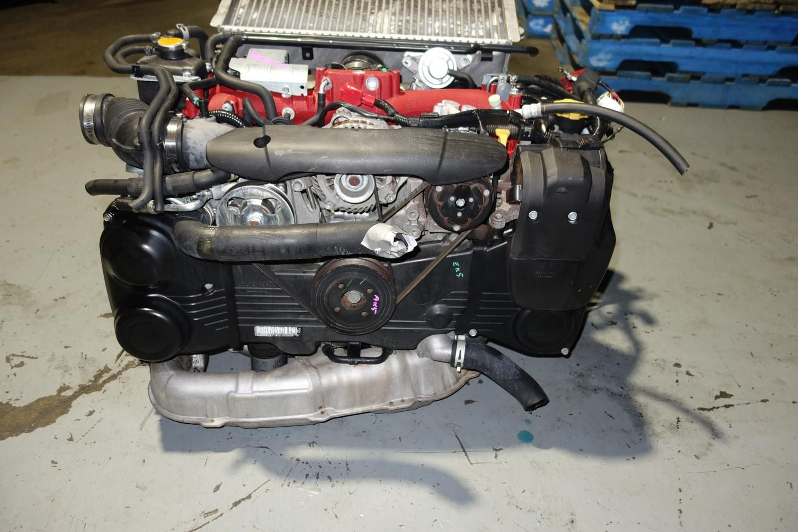 JDM Subaru Impreza WRX STi GR GRB V10 EJ207 2.0L DOHC AVCS Twin Scroll VF49 Turbo Engine Motor TMIC Intercooler 2015-2021