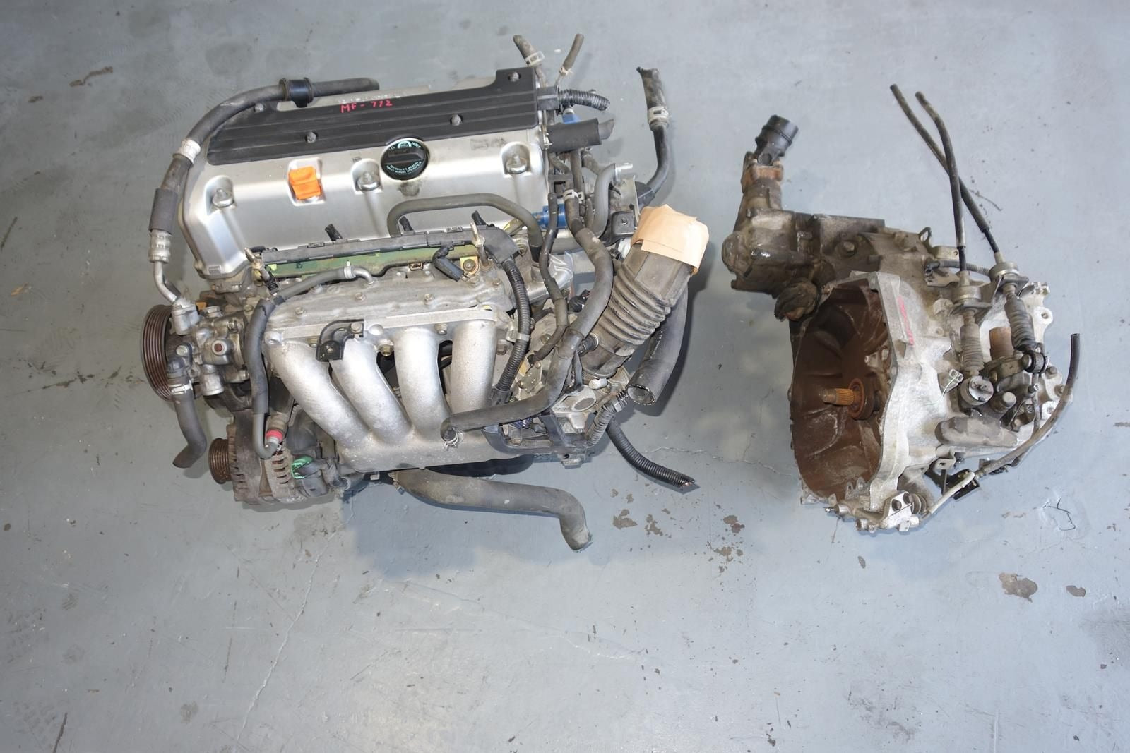 JDM Acura TSX K24A K24A2 2.4L DOHC i-VTEC Engine / Motor + 6speed AWD Transmission Swap 3-Lobes RBB-1 RBB-2 RBB-3 RBB-4 Head True VTEC 2004-2008 Honda