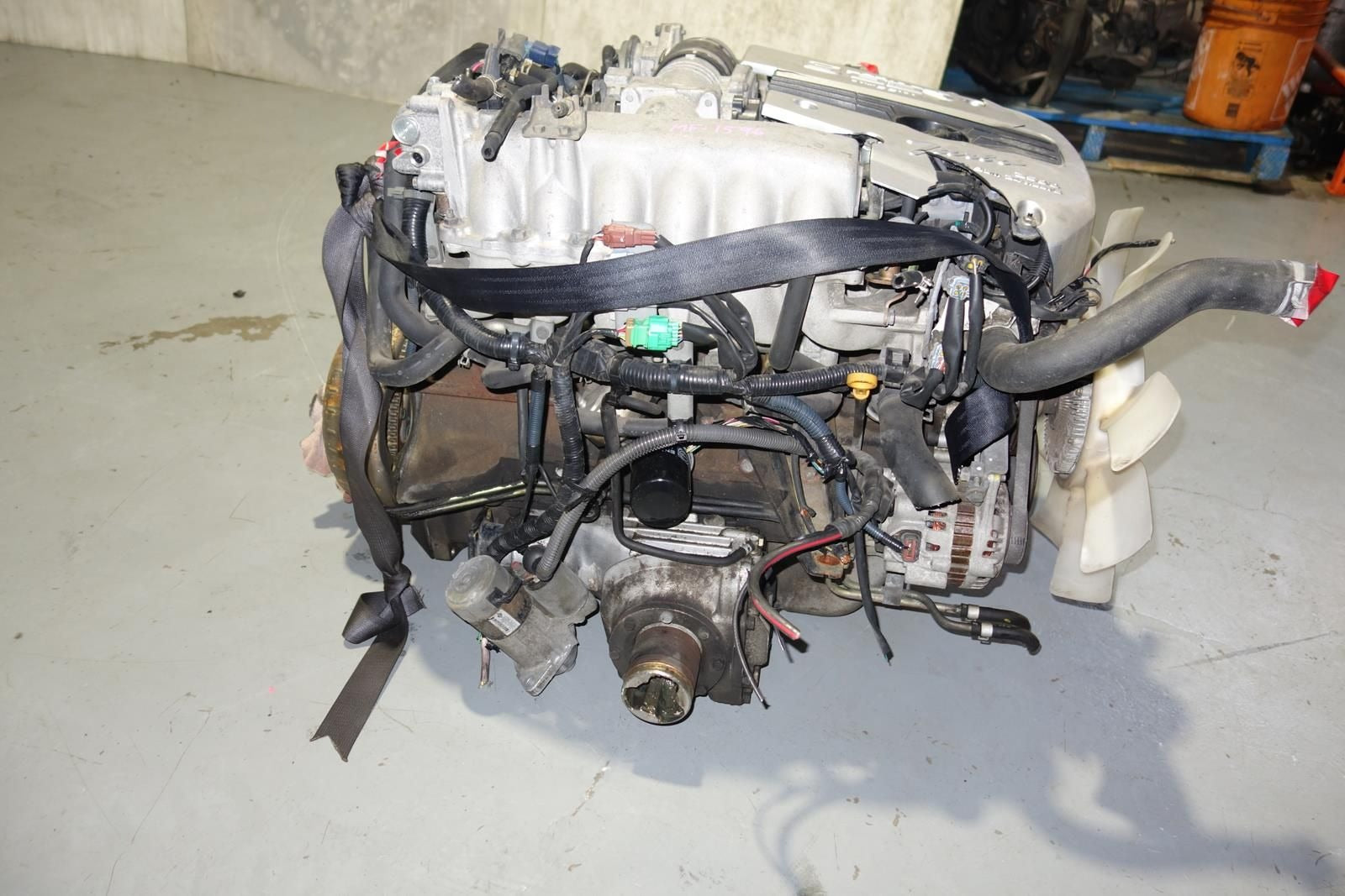 JDM NISSAN SKYLINE R34 GTT 2.5L DOHC TURBO NEO6 ENGINE LONGBLOCK JDM RB25DET AWD RB25 RB25-DET