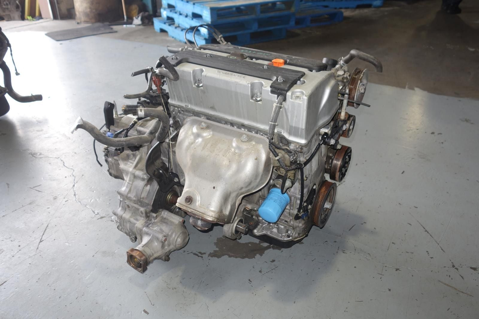 JDM Honda CRV 2.4L DOHC i-Vtec K24A Complete Engine Motor + 4x4 AWD Automatic Transmission 2002-2004 CR-V