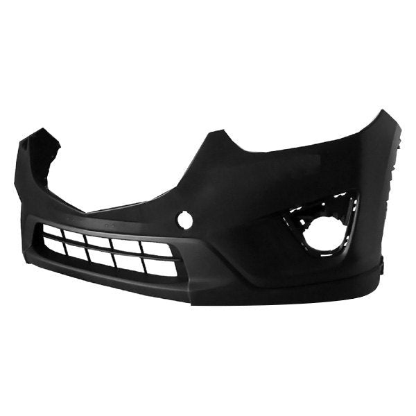 MAZDA CX 5 2012-2016 — FRONT BUMPER UPPER PRIMED ;LOWER TEXTUREURE-BLACK ;WITH TOW HOOK; CX5 2013-2016 CAPA