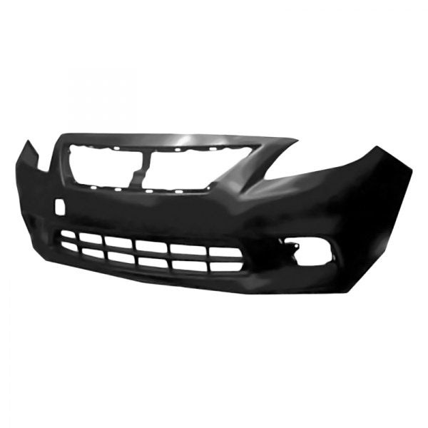 NISSAN VERSA SEDAN 2012-2014 — FRONT BUMPER PRIMED; SEDAN 2012-2014 (EXCEPT S PLUS SEDAN )