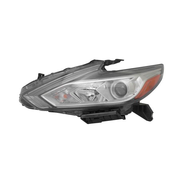 NISSAN ALTIMA 2016-2018 — HEAD LAMP HALOGEN LH; CHROME BEZEL; W/O LED DRL; ALTIMA 2016-2018 CAPA